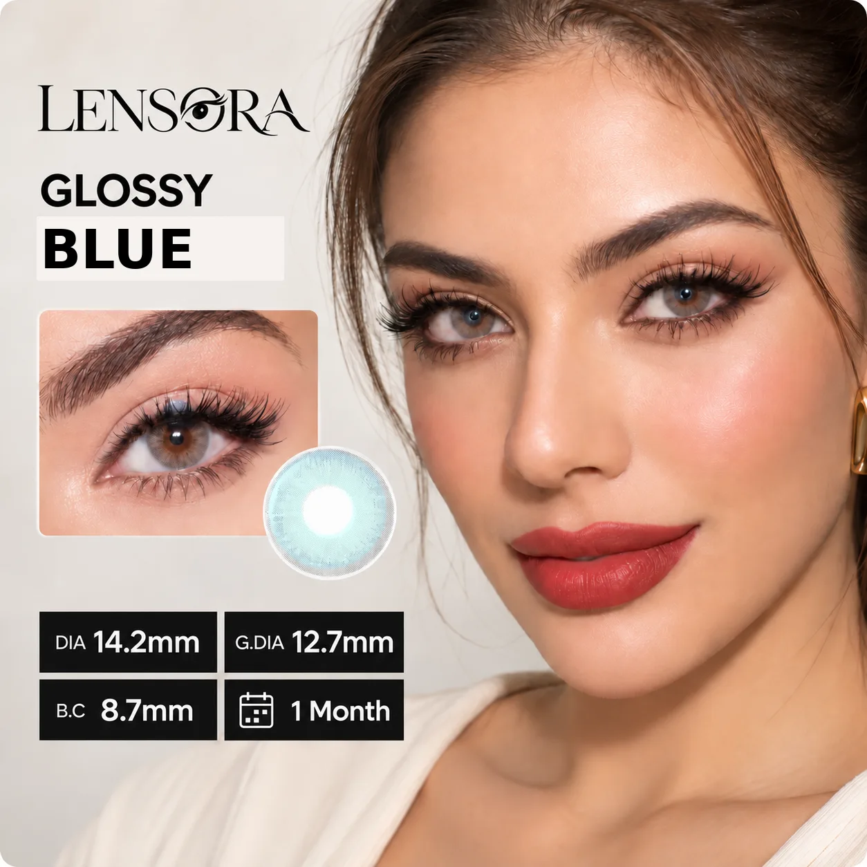 NOVA EYE Flipped Blue Green farbige Kontaktlinsen