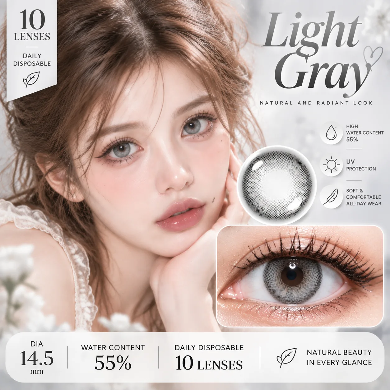 Lensora Studio Lovely Green グリーン ワンデー カラコン