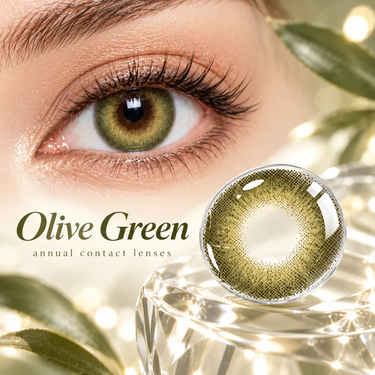 Lensora Studio Island Green Green Tageslinsen farbige Kontaktlinsen 2