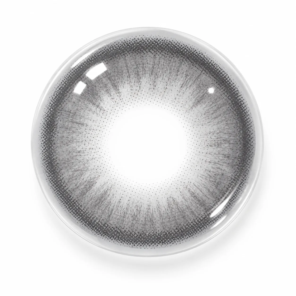 Lensora Studio Island Gray Blue Daily coloured contact lenses 2