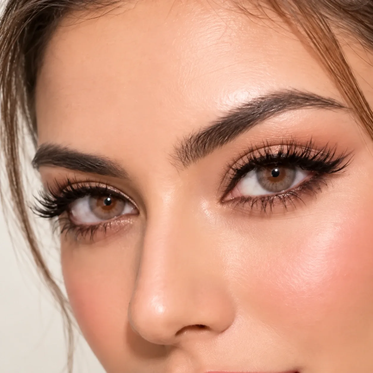 NOVA EYE After School Hazel Brown Monatslinsen farbige Kontaktlinsen 2