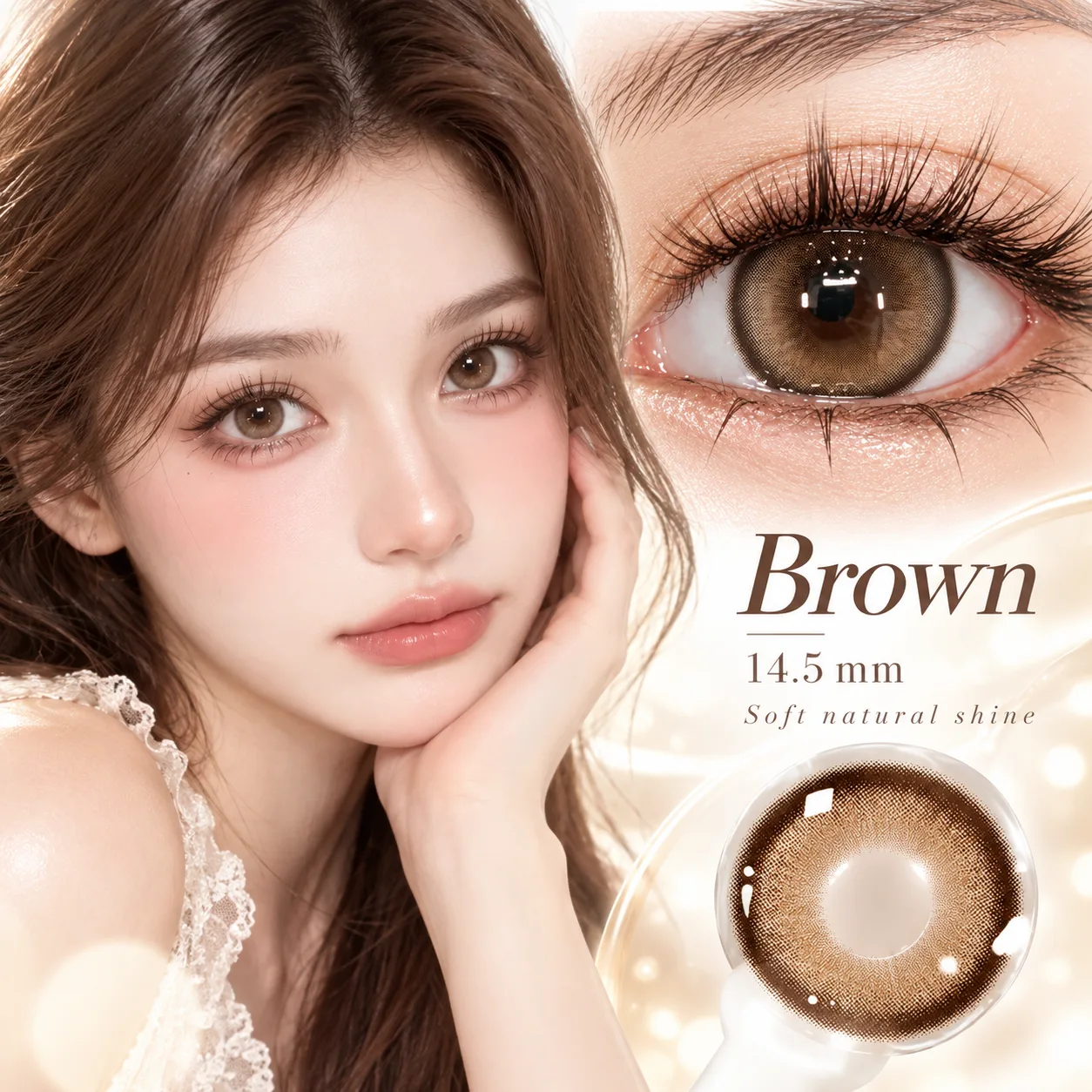 NOVA EYE Flipped Brown | Daily (10pcs)